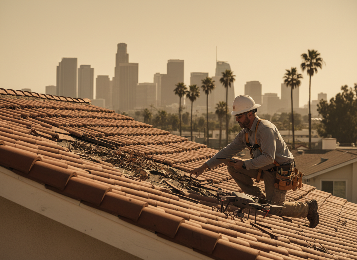 Inspecting Your Los Angeles Roof for Santa Ana Wind Damage